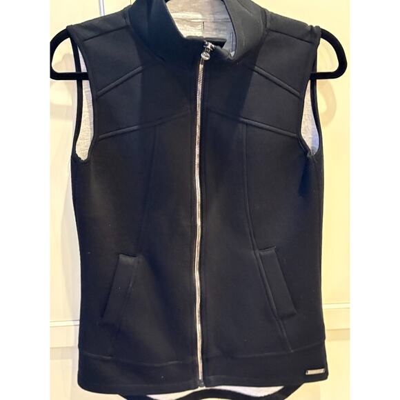 Betsey Johnson Performance Black Zip Up Vest XS - Picture 5 of 5
